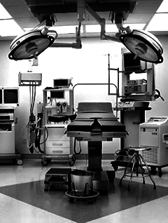 Medical Operating Room with Equipment